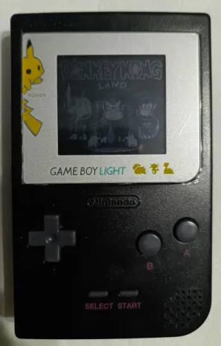 Nintendo Game Boy pocket Negra Pikachu