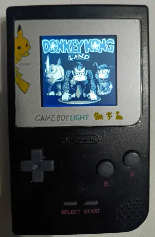 Nintendo Game Boy pocket Negra Pikachu