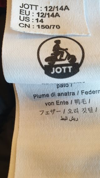 Chaqueta JOTT Unisex niño/a Talla 12-14 años