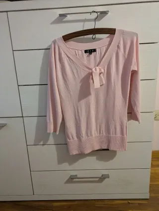Jersey rosa con lazo talla M