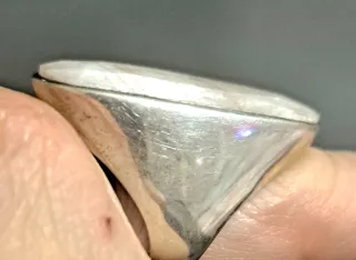 Anello Pietra di Luna e Ametista +925