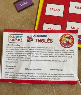 Lote 2 Puzzles Avengers + juego en inglés