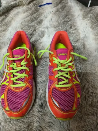 Zapatillas ASICS Naranja y Rosa