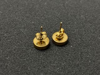 Orecchini Bvlgari Cerchio Nero Oro