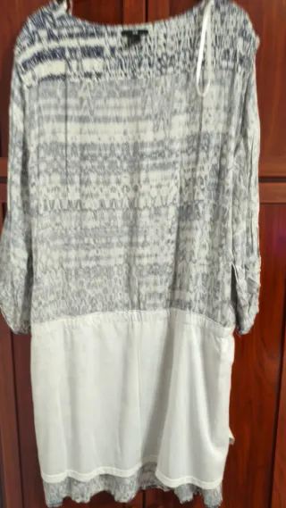 Vestido H&M estampado talla 46