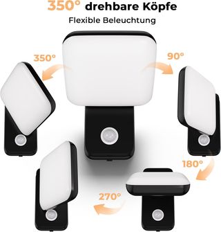 Aplique exterior sensor 350° IP65 nuevo
