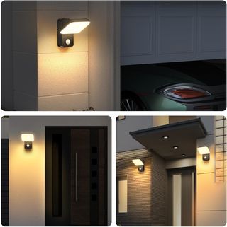 Aplique exterior sensor 350° IP65 nuevo