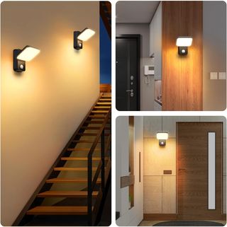 Aplique exterior sensor 350° IP65 nuevo