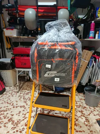 Mochila Cinnetic y carro pesca