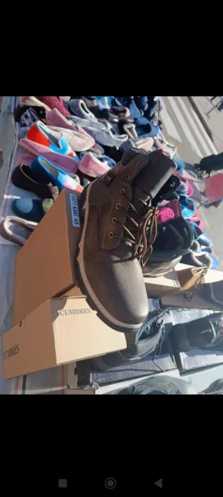 Botas de cuero marrones talla 45