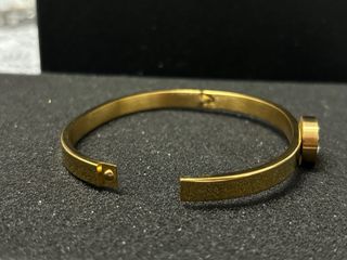 Bracciale Bvlgari in acciaio inox Oro con Zircone