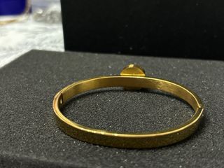 Bracciale Bvlgari in acciaio inox Oro con Zircone