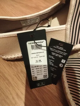 Alpargatas Vero Moda rayas