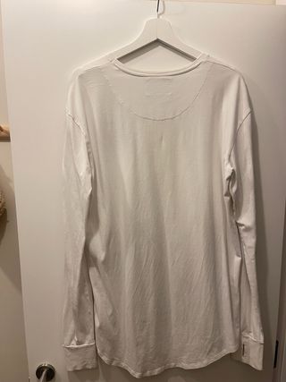 Camiseta SikSilk manga larga blanca