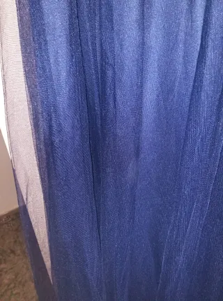 Vestido largo azul de fiesta