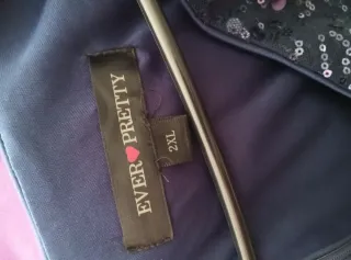 Vestido largo azul de fiesta