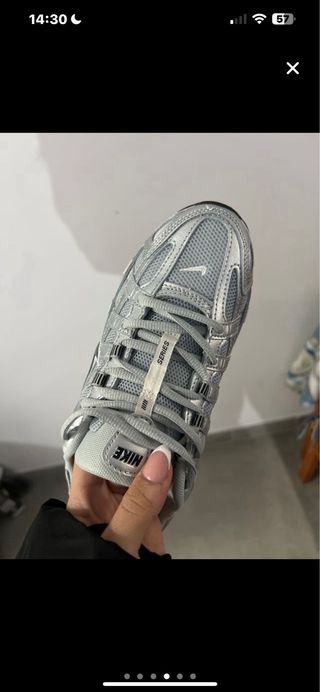 Nike P6000 Plata y Negro