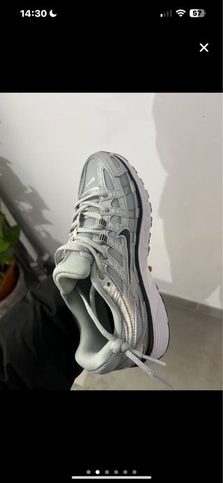 Nike P6000 Plata y Negro