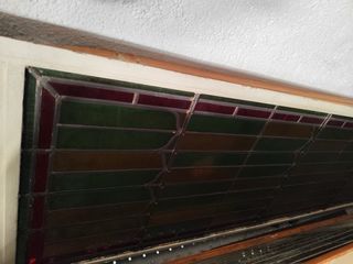 Puerta hierro cristal. 2 sin marcoemplomado.50€ ud