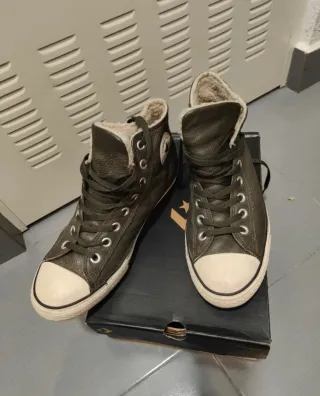 Zapatillas CONVERSE 46 11,5 Botas piel cuero xyz