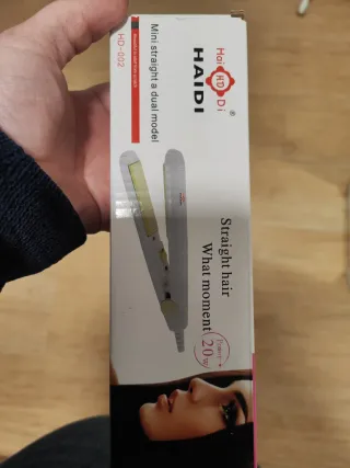 Plancha de pelo HAIDI HD-002 viaje 20W