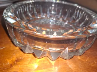 Posacenere vintage cristallo effetto sole