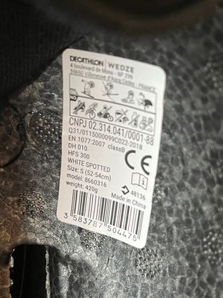 Casco SNOWBOARD niño Wedze