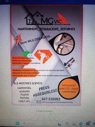 Somos Multiservicios,reparaciones, reformas