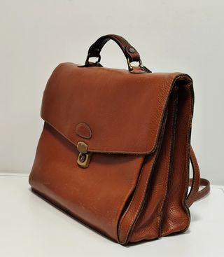 Maletín Samsonite Piel Marrón