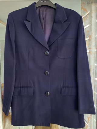 Chaqueta Gabardina Mujer azul marino