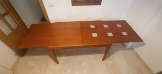 Mesa de salón extensible madera