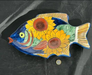 Fuente cerámica artesanal