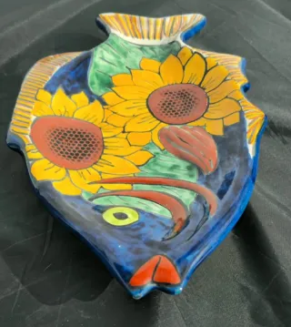 Fuente cerámica artesanal