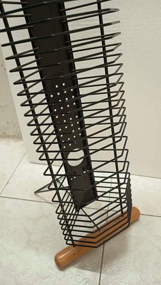 Estante CD Diseño Metal Madera