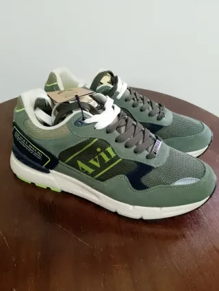 Scarpe Avirex Uomo Verde Oliva