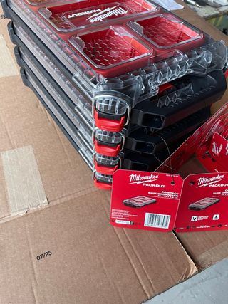 4x Milwaukee Packout Organizer Slim
