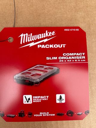 4x Milwaukee Packout Organizer Slim