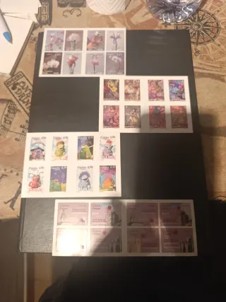 Lote 4 Carnets Sellos España Adhesivos Nuevos