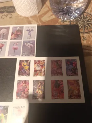 Lote 4 Carnets Sellos España Adhesivos Nuevos