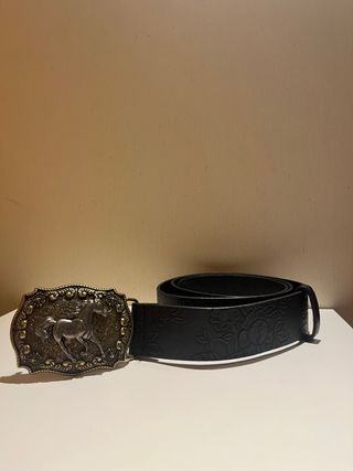 Cintura cowboy Texas con fibbia cavallo 110 cm