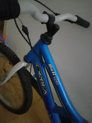 Bicicleta infantil azul