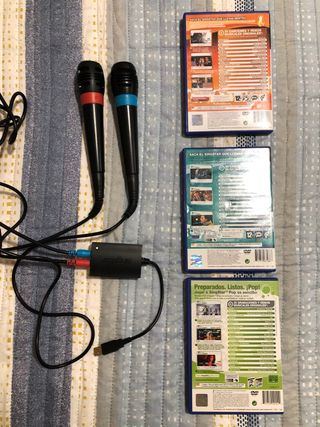 Micrófonos PS2 y 3 Juegos Singstar