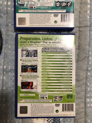 Micrófonos PS2 y 3 Juegos Singstar