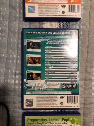 Micrófonos PS2 y 3 Juegos Singstar