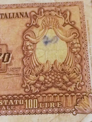 100 Lire Elmata Repubblica Italiana