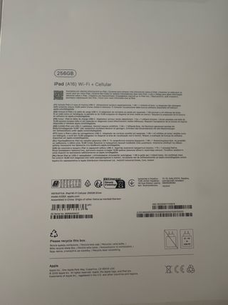 iPad 2025 | 256GB | 5G eSIM | Nuevo con recibo
