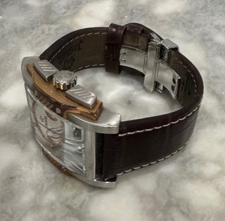 Reloj Jaguar Cronógrafo Marrón y Dorado