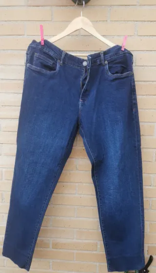 Vaqueros Hombre Invierno Azul