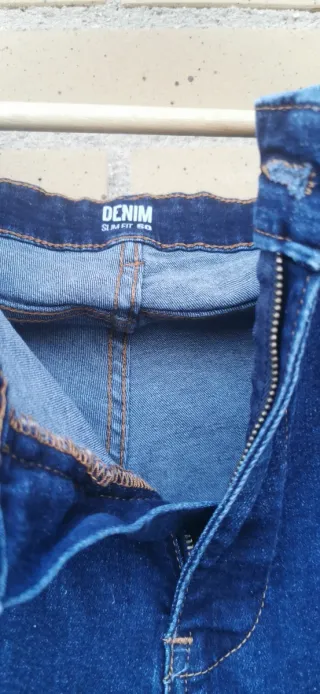 Vaqueros Hombre Invierno Azul