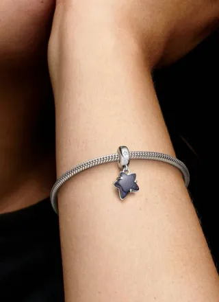 Charm Colgante de Murano Estrella Galaxia Celestia